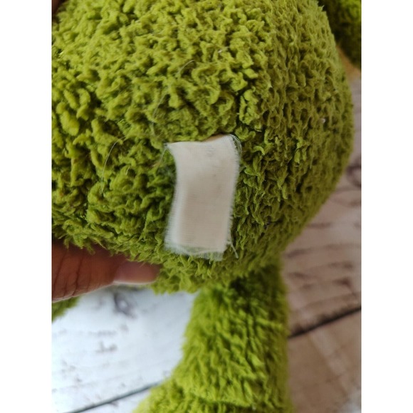 Animal Adventure Green And White Cream Frog 14 Inch Plush Stuffed Animal - Picture 5 of 6
